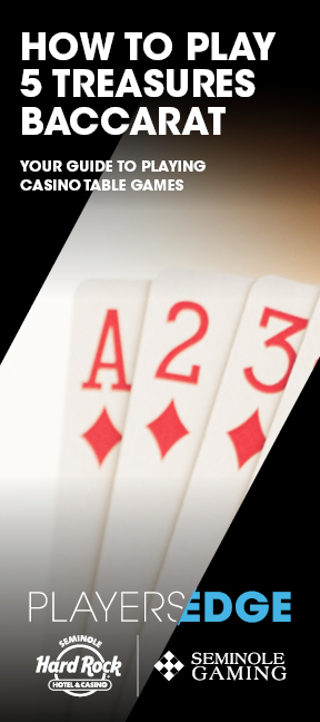 How to play 5 TREASURES BACCARAT